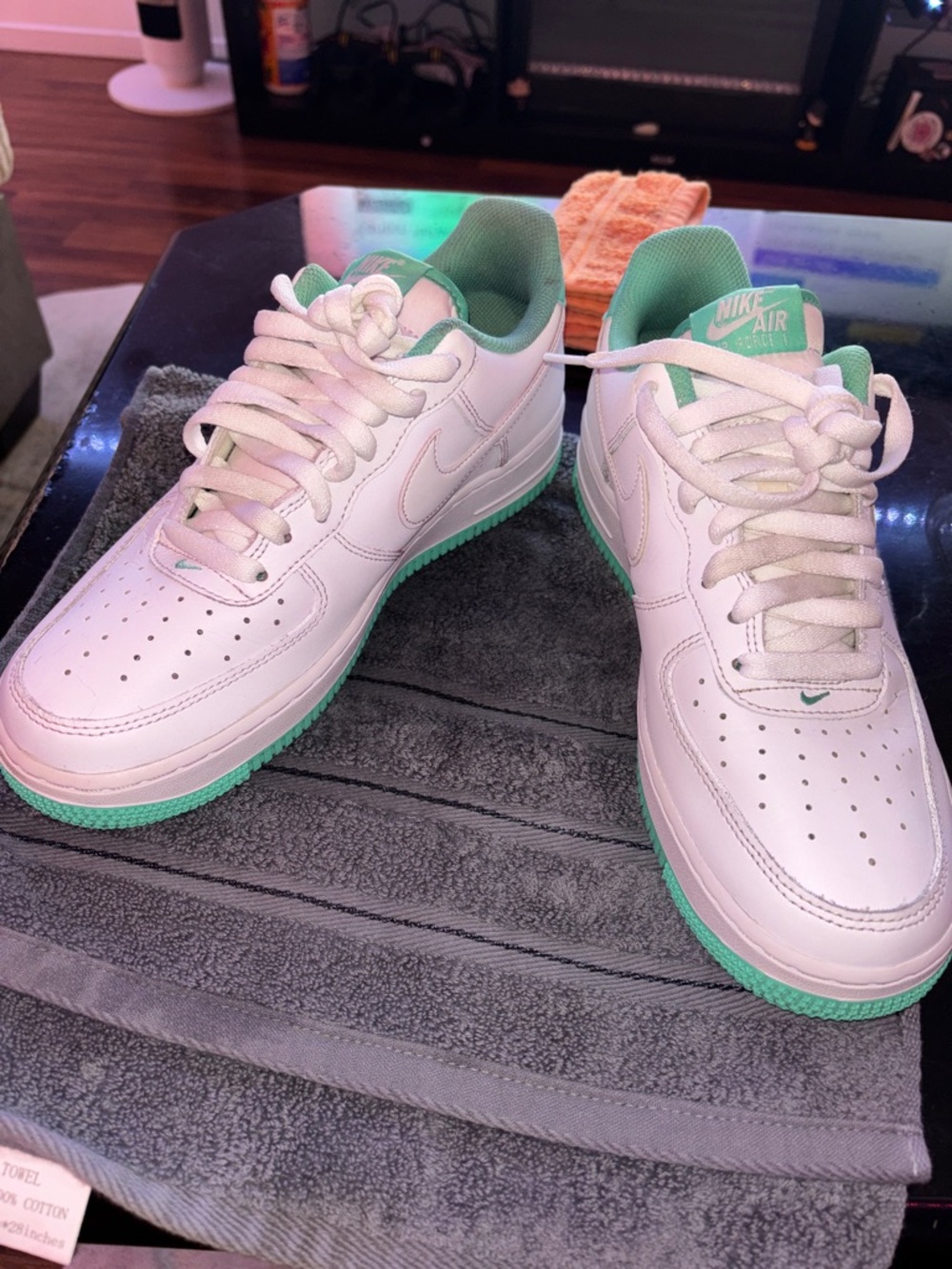 Air force 1 ‘07 white light Menta sneakers - Picture 5 of 5